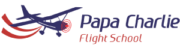 Logo de Papa Charlie - Flight School