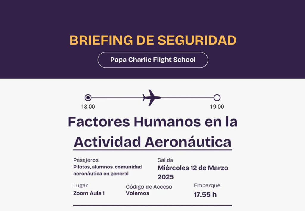 Factores Humanos en la actividad aeronáutica