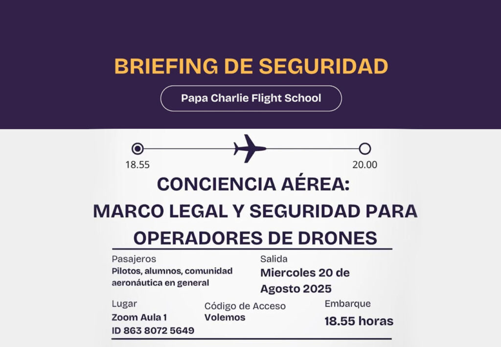 Conciencia aérea: marco legal y seguridad para operadores de drones