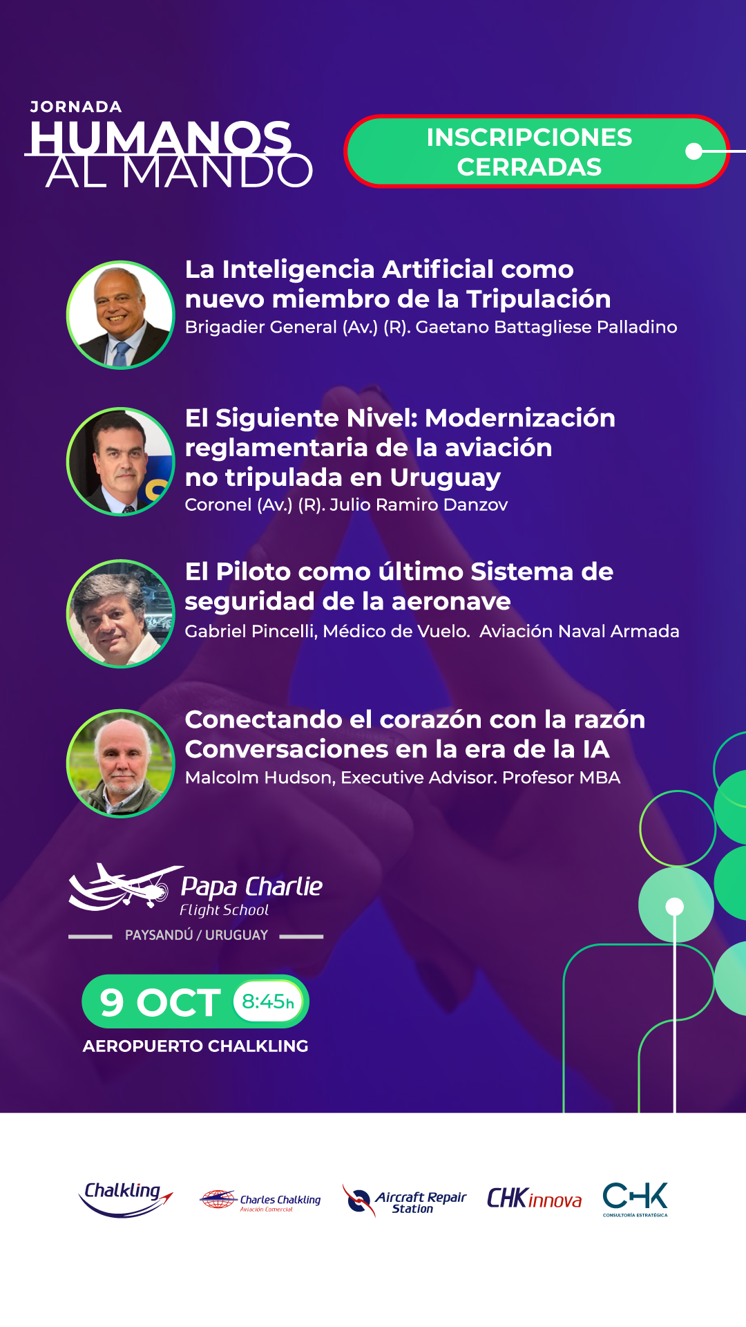 Jornada "Humanos al Mando": aviación, tecnología y el factor humano
