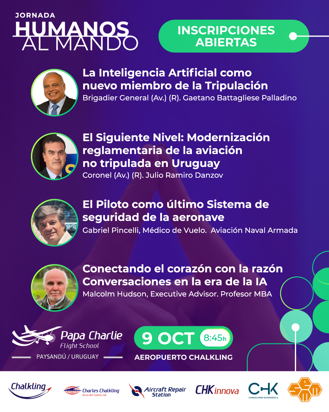 Jornada "Humanos al Mando": aviación, tecnología y el factor humano